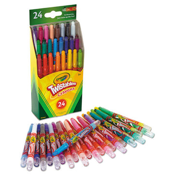 Crayola® Twistables Mini Crayons, 24 Colors-pack freeshipping - TVN Wholesale